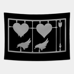 Plastic Sprue scale model valentine's day Tapestry