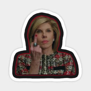 Diane Lockhart Flip Off Magnet