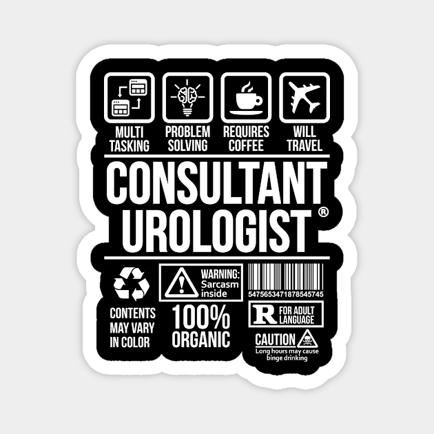 Consultant urologist T-shirt | Job Profession | #DW Magnet by DynamiteWear