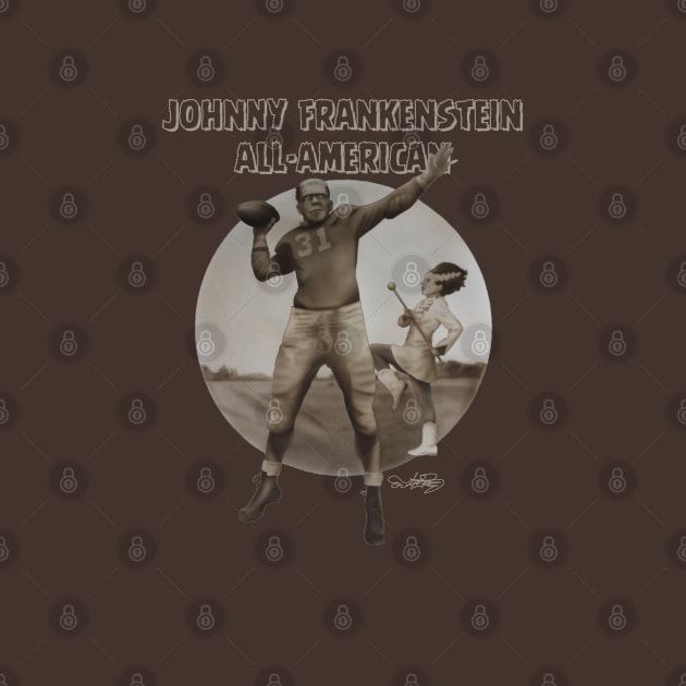 Johnny Frankenstein:All-American or Francis Monster:Everyone's All-American by frankriggart