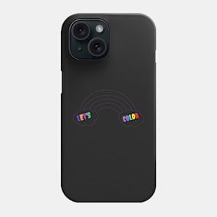 colorless rainbow Phone Case