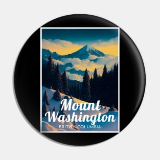 Mount Washington British Columbia Canada ski Pin