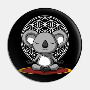 Koala Bear Meditation Pin