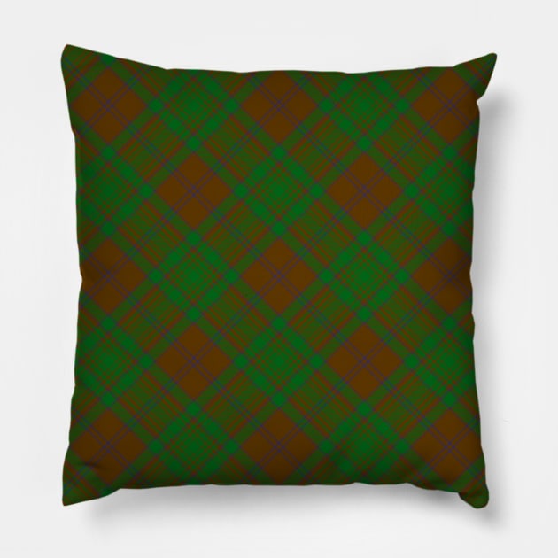 Clan MacAlister of Glenbarr Hunting Tartan Pillow by sifis