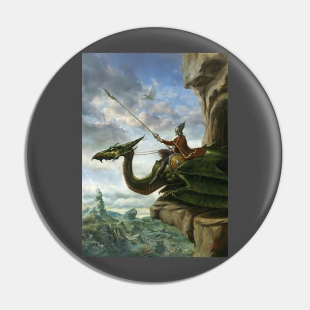 Dragon Rider Pin by AlanLathwell