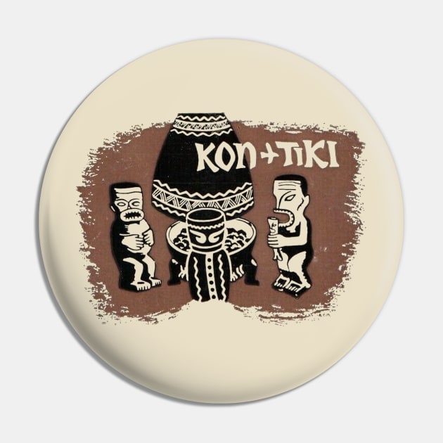 Kon Tiki Pin by MindsparkCreative