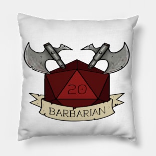 Classes: Barbarian Pillow