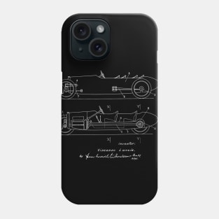 Car Vintage Patent Drawing Phone Case