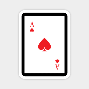 Ace Of Hearts Magnet