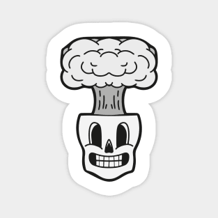 Exploding Skull Magnet