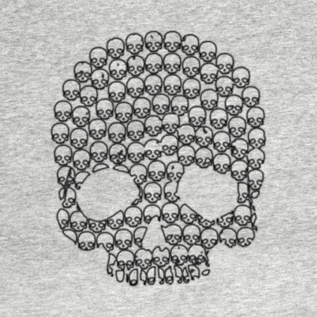 Abstract Skull Of Skulls Skulls T Shirt Teepublic