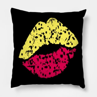 Colorful Lips Pillow