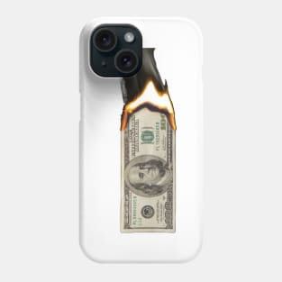 money burns USA Phone Case