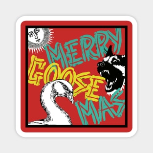 goose merry mas Magnet