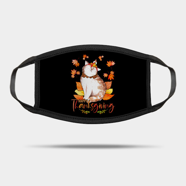 Chicken Cute Cat Wearing Chicken Hat Autumn Thanksgiving Chicken