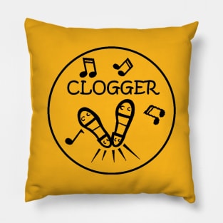 CLOGGER BLK Pillow