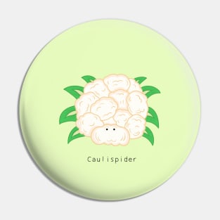 cute spider cauliflower Pin