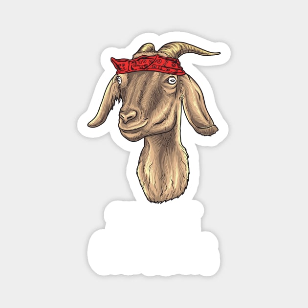 Shit just Goat Serious Magnet by Nowhereman78