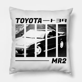 TOYOTA MR2 MK1 Black 'N White 3 Pillow