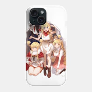 Four Blonde Girls Phone Case