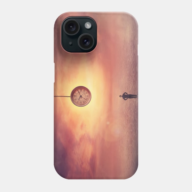 sun clock Phone Case by 1STunningArt