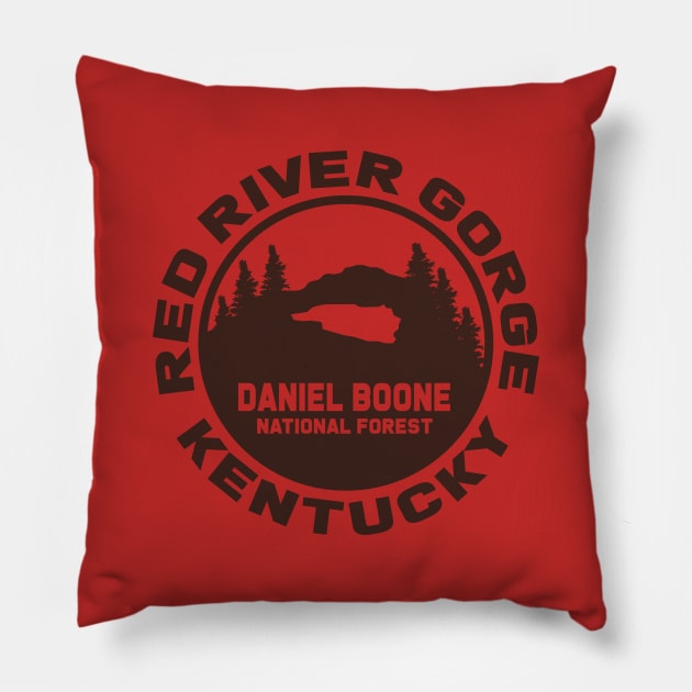 Red River Gorge Pillow by Mike Ralph Creative