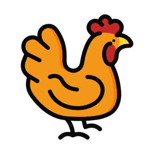 Funny Chicken graphic T-Shirt