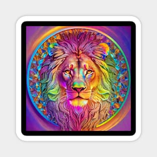 Lion Mandala Magnet