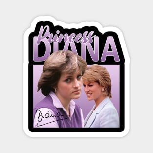 Princess Diana // 80s Purple Vintage Vibes // Magnet