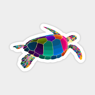 Turtle Pop Art Magnet