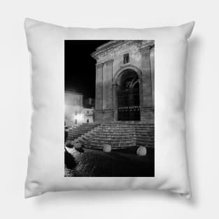 The Duomo of Enna, Sicily. 2012 Pillow