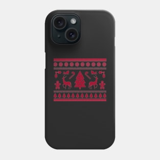 Folksy Christmas Design Phone Case