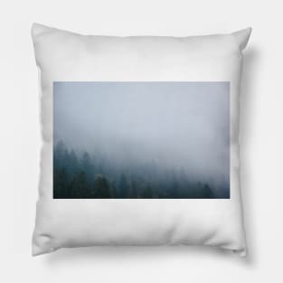 The Forest Through The Fog Pillow
