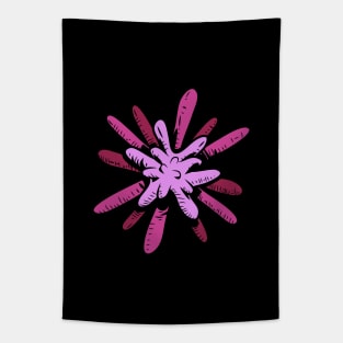 bubblegum star shape Tapestry