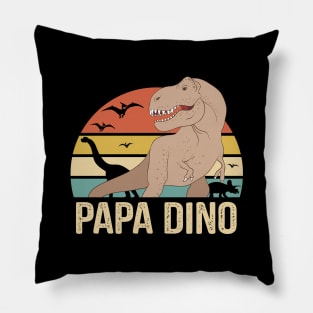 Dad Dino Gift For Papa in Fathers Day Pillow