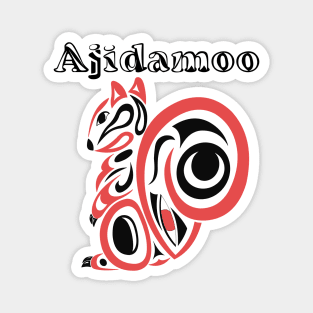 Indigenous Squirrel (Ajidamoo) Magnet