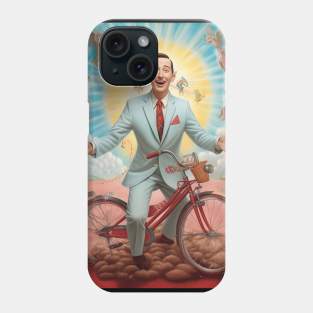 Pee Wee Herman in heaven - art 15 Phone Case