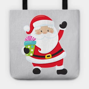 Santa Claus, Presents, Gifts, Christmas, Xmas Tote