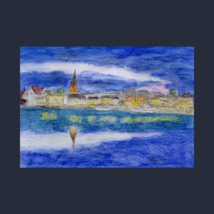 Flensburg at night T-Shirt