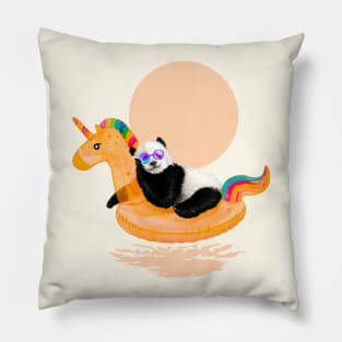 Chillin (Unicorn Panda) Pillow