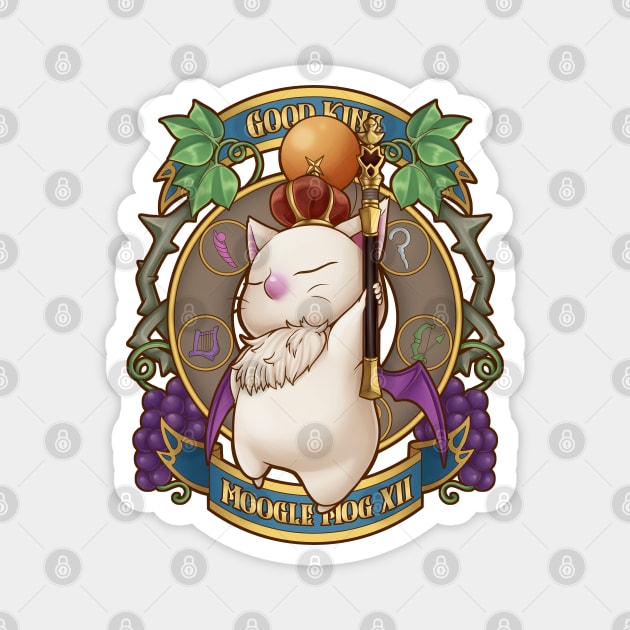 Good King Moogle Mog XII Magnet by Sarya