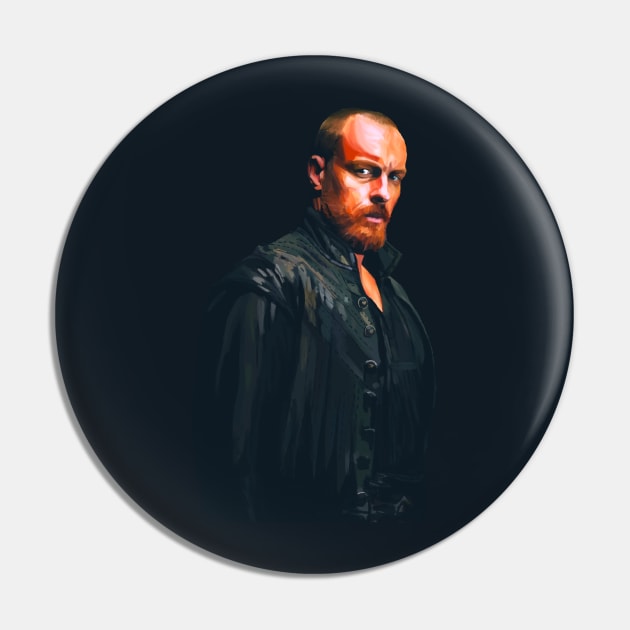 Captain James Flint Painting Pin by byebyesally