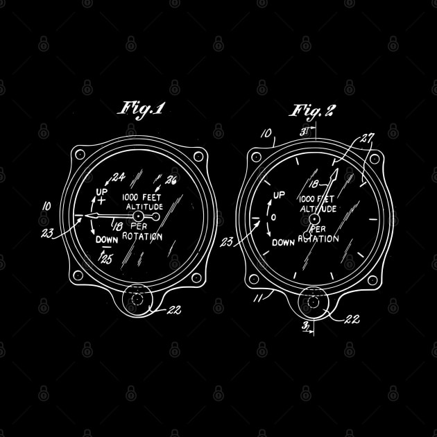 Airplane Cockpit Instruments White by MadebyDesign