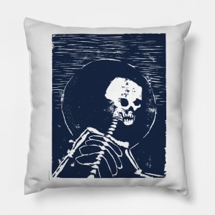 Skeleton Night Pillow