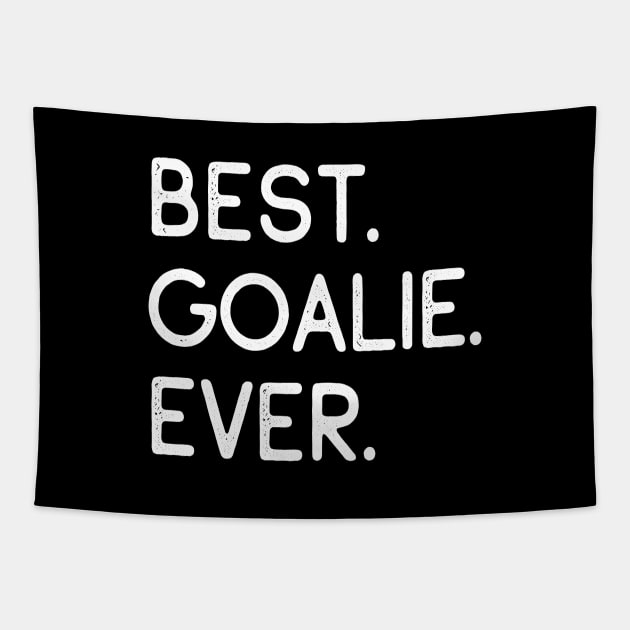 Best Goalie Ever Tapestry by ninarts
