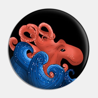 octopus lover gift, ocean,sea creature Pin