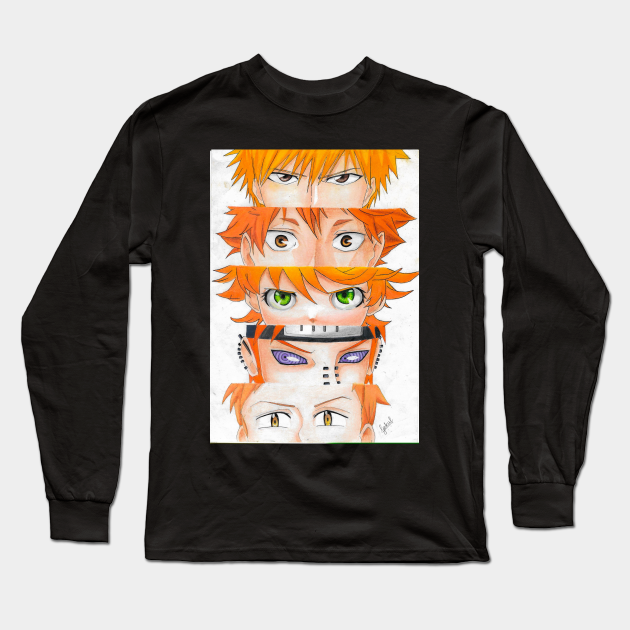 Orange Haired Anime Characters Anime Art Long Sleeve T Shirt Teepublic Image of 30 greatest red head anime characters akibento blog. teepublic