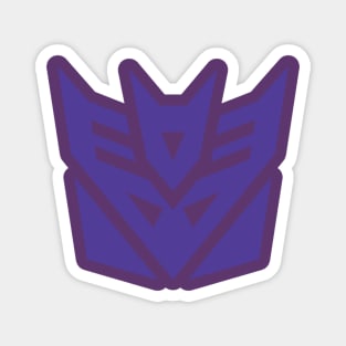 Transformers Decepticon Logo Cartoon Magnet