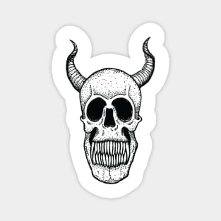 Hell Dweller's skull 2 Magnet