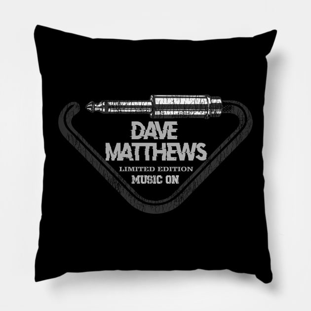 Dave Matthews Pillow by artcaricatureworks